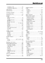 Предварительный просмотр 231 страницы MultiScreen In House TV Communication System Operator'S Manual