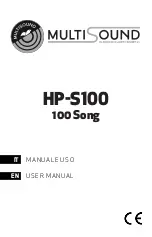 MultiSound HP-S100 User Manual preview