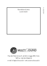 Предварительный просмотр 76 страницы MultiSound MAX T100/RX User Manual