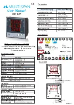 Preview for 1 page of MULTISPAN AVH 13N User Manual