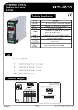 MULTISPAN DIN-63C Operating Manual preview