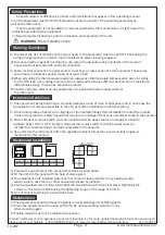 Предварительный просмотр 4 страницы MULTISPAN TC-29P Operating Manual