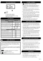 Preview for 2 page of MULTISPAN UTC-214 Manual