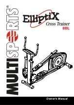 Preview for 1 page of MultiSports Elliptix 880L Owner'S Manual