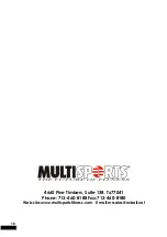 Preview for 20 page of MultiSports Elliptix 880L Owner'S Manual