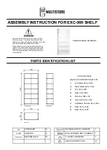 Preview for 1 page of Multistore EXC-900 Assembly Instruction