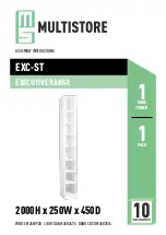 Preview for 1 page of Multistore EXC-ST Assembly Instructions