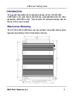 Preview for 3 page of Multitech CallFinder CF220-DID Cabling Manual