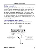 Preview for 7 page of Multitech CallFinder CF220-DID Cabling Manual