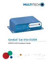 Multitech Conduit MTCDT-L4E1 Hardware Manual preview