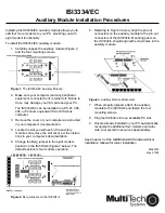 Preview for 1 page of Multitech ISI3334/EC Installation Procedures