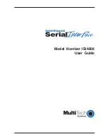 Multitech ISI4608 User Manual preview