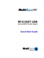 Multitech IWay MTA128ST Quick Start Manual preview