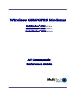 Предварительный просмотр 1 страницы Multitech MMCModem GPRS Reference Manual