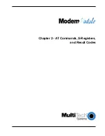 Предварительный просмотр 19 страницы Multitech Modem Module MT3334SMI Developer'S Manual