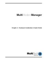 Preview for 9 page of Multitech MR4800E Owner'S Manual