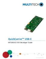 Multitech MT100UCC-EV3 Developer'S Manual preview