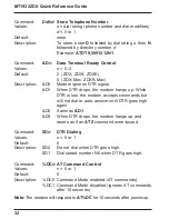 Предварительный просмотр 32 страницы Multitech MT1932ZDX Quick Reference Manual