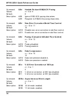 Предварительный просмотр 34 страницы Multitech MT1932ZDX Quick Reference Manual