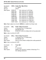 Предварительный просмотр 42 страницы Multitech MT1932ZDX Quick Reference Manual