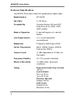 Preview for 6 page of Multitech MT202TD User Manual