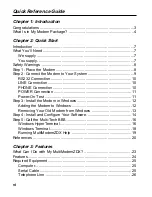 Preview for 4 page of Multitech MT2834DXK Quick Reference Manual