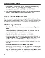 Preview for 24 page of Multitech MT2834DXK Quick Reference Manual