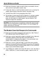 Preview for 72 page of Multitech MT2834DXK Quick Reference Manual