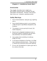 Preview for 9 page of Multitech MT3400ZLX Owner'S Manual