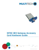 Multitech MTAC-003 Hardware Manual preview