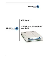 Multitech MTD100U User Manual preview