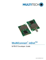 Multitech MTDOT-868 Series Developer'S Manual preview