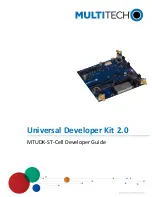 Preview for 1 page of Multitech MTUDK-ST-Cell Developer'S Manual