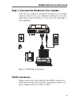 Предварительный просмотр 7 страницы Multitech MULTI MODEM II MT5600BA Quick Start Manual