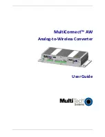 Multitech MultiConnect AW User Manual preview