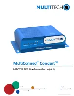 Предварительный просмотр 1 страницы Multitech MultiConnect Conduit MTCDT-LAP3 Hardware Manual