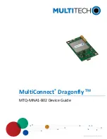 Preview for 1 page of Multitech MultiConnect Dragonfly MTQ-MNA1-B02 Device Manual