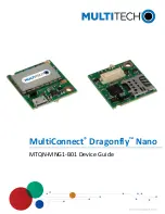 Preview for 1 page of Multitech MultiConnect Dragonfly Nano MTQN-MNG1-B01 Device Manual