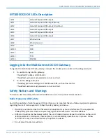 Preview for 21 page of Multitech MultiConnect MT100EOCG Developer'S Manual