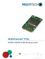 Multitech MultiConnect MTPCIE-BW Developer'S Manual предпросмотр