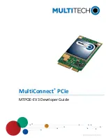 Preview for 1 page of Multitech MultiConnect MTPCIE-EV3 Developer'S Manual