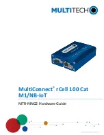 Preview for 1 page of Multitech MultiConnect MTR-MNG2 Series Hardware Manual