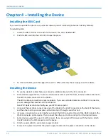 Preview for 18 page of Multitech MultiConnect MTR-MNG2 Series Hardware Manual