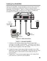 Preview for 19 page of Multitech MultiDSU MTT1DSU User Manual