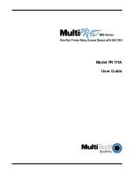 Multitech MultiFrad FR111A User Manual preview