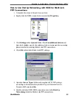 Preview for 33 page of Multitech MultiMobile MT56128ZLX-NT Owner'S Manual