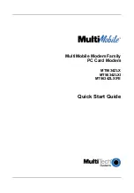 Preview for 1 page of Multitech MultiMobile MT5634ZLX Quick Start Manual