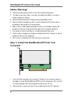 Предварительный просмотр 4 страницы Multitech MultiModem 5634ZPX-PCI-NV Quick Start Manual