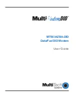 Предварительный просмотр 1 страницы Multitech MultiModem DID MT5634ZBA-DID User Manual