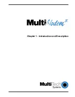 Предварительный просмотр 7 страницы Multitech MultiModem II BA-Series User Manual